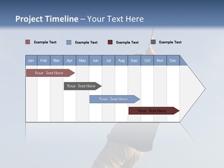 A Man On The Beach Holding A Fishing Rod PowerPoint Template