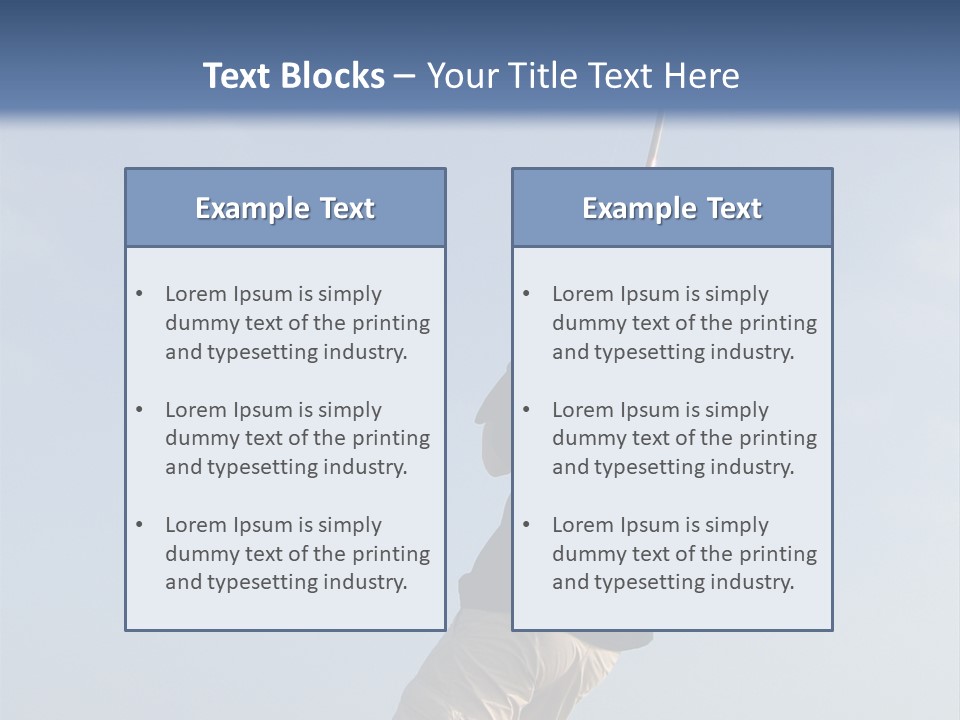 A Man On The Beach Holding A Fishing Rod PowerPoint Template