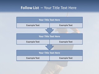 A Man On The Beach Holding A Fishing Rod PowerPoint Template