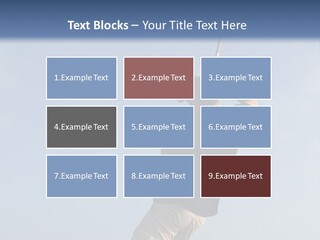 A Man On The Beach Holding A Fishing Rod PowerPoint Template