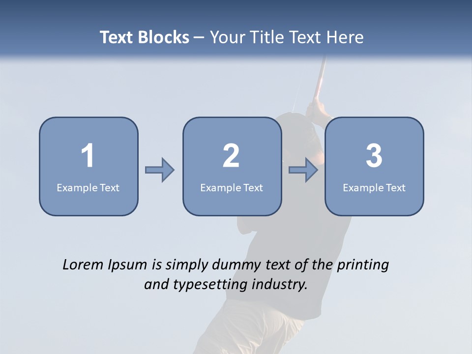 A Man On The Beach Holding A Fishing Rod PowerPoint Template