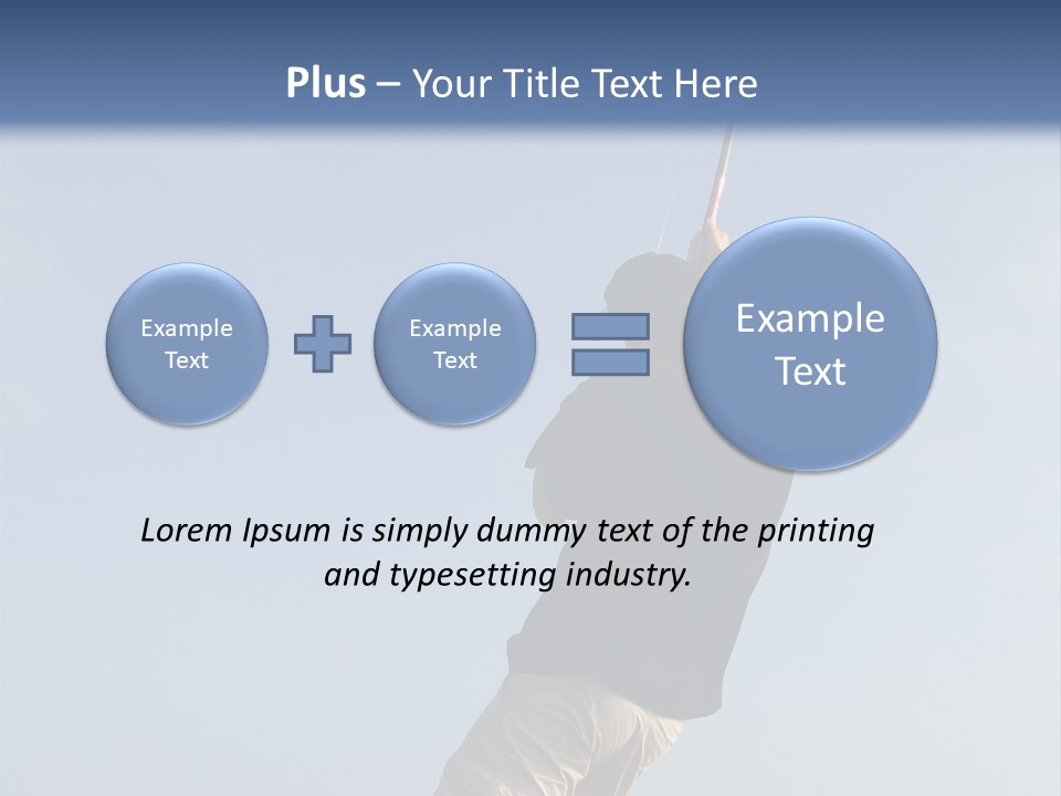 A Man On The Beach Holding A Fishing Rod PowerPoint Template