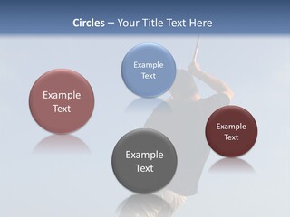 A Man On The Beach Holding A Fishing Rod PowerPoint Template