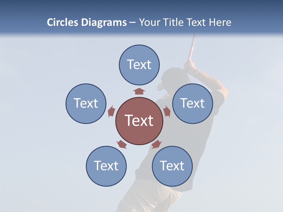 A Man On The Beach Holding A Fishing Rod PowerPoint Template