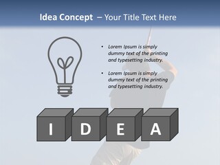 A Man On The Beach Holding A Fishing Rod PowerPoint Template