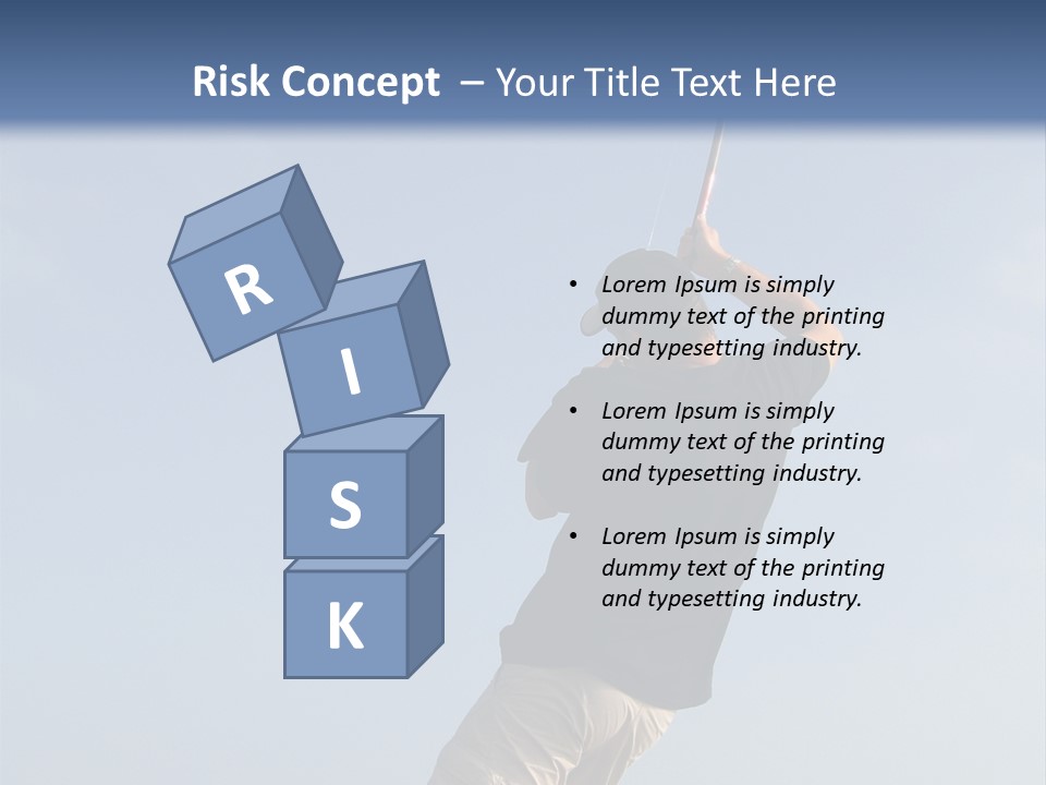 A Man On The Beach Holding A Fishing Rod PowerPoint Template