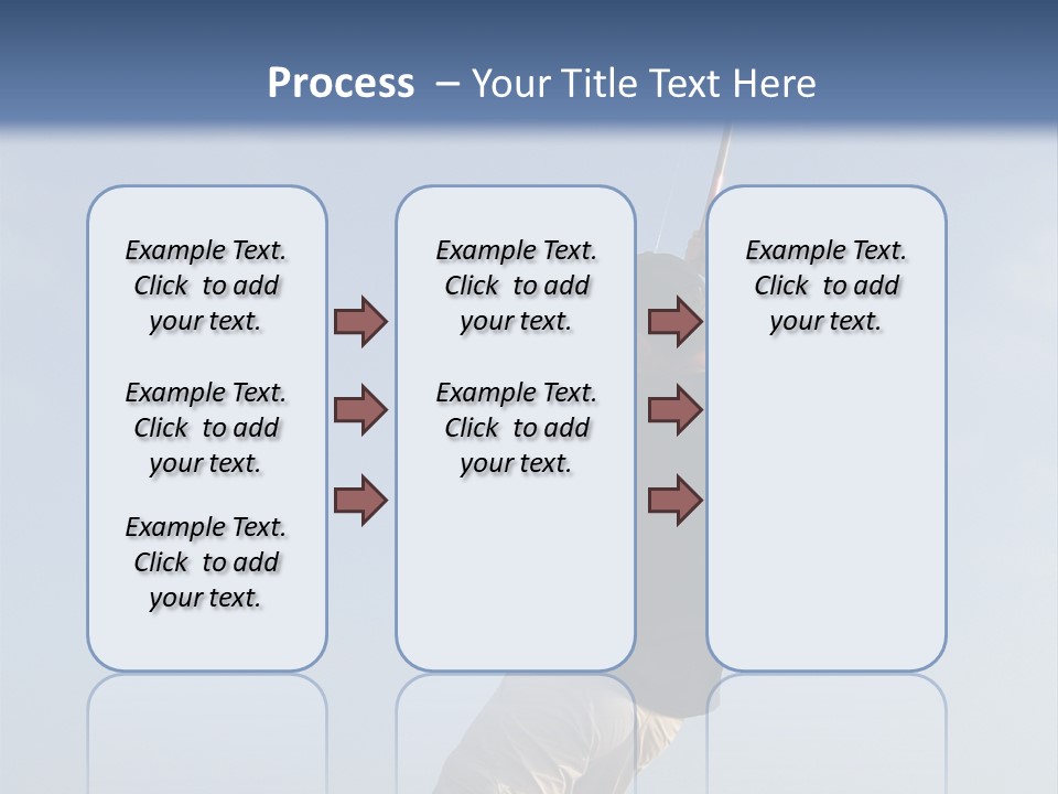 A Man On The Beach Holding A Fishing Rod PowerPoint Template