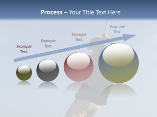 A Man On The Beach Holding A Fishing Rod PowerPoint Template