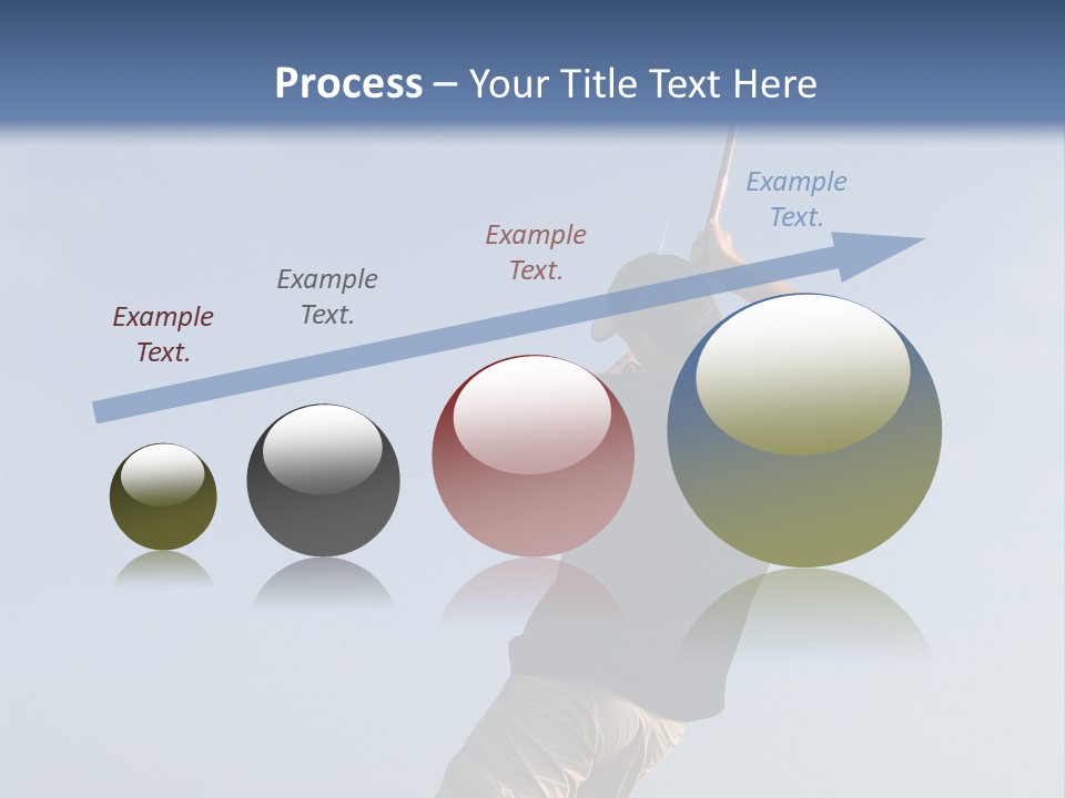 A Man On The Beach Holding A Fishing Rod PowerPoint Template