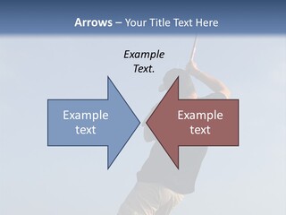 A Man On The Beach Holding A Fishing Rod PowerPoint Template