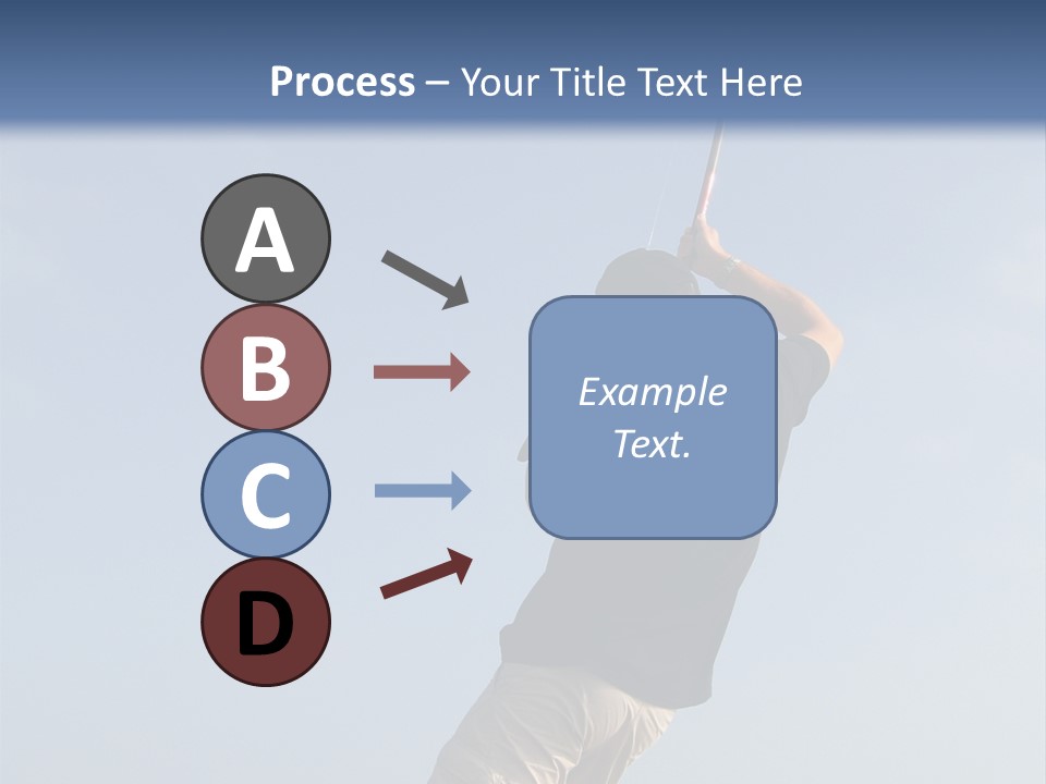 A Man On The Beach Holding A Fishing Rod PowerPoint Template