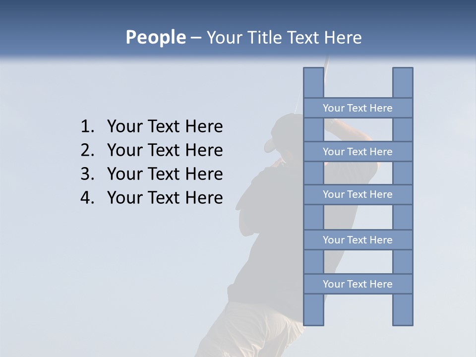 A Man On The Beach Holding A Fishing Rod PowerPoint Template