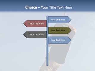 A Man On The Beach Holding A Fishing Rod PowerPoint Template