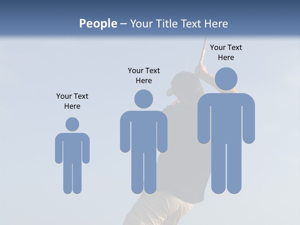 A Man On The Beach Holding A Fishing Rod PowerPoint Template