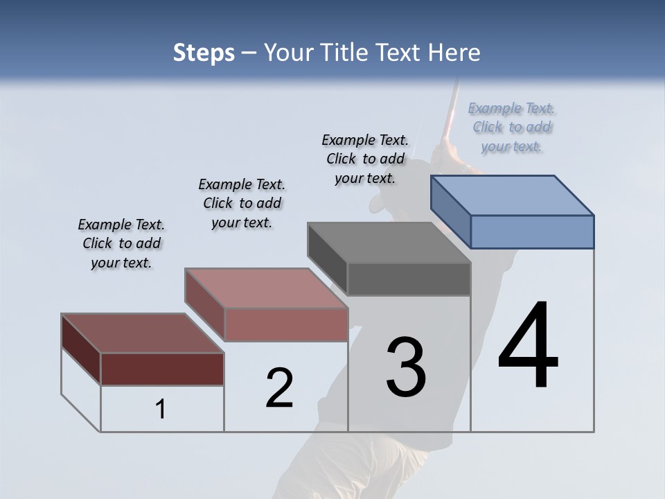 A Man On The Beach Holding A Fishing Rod PowerPoint Template