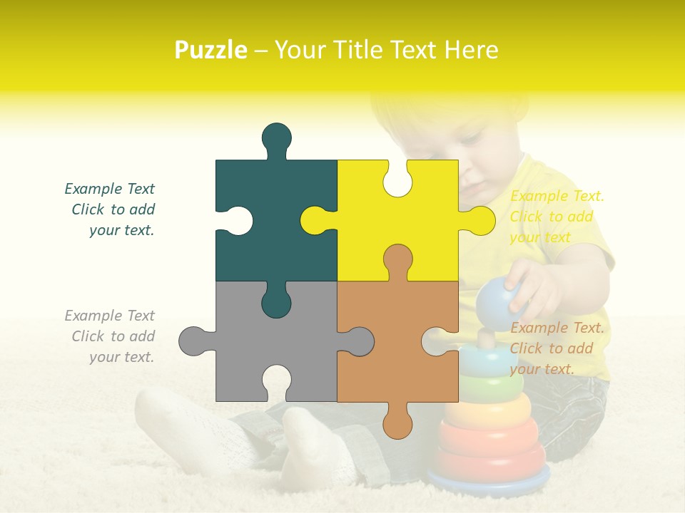 Child Only Playful PowerPoint Template