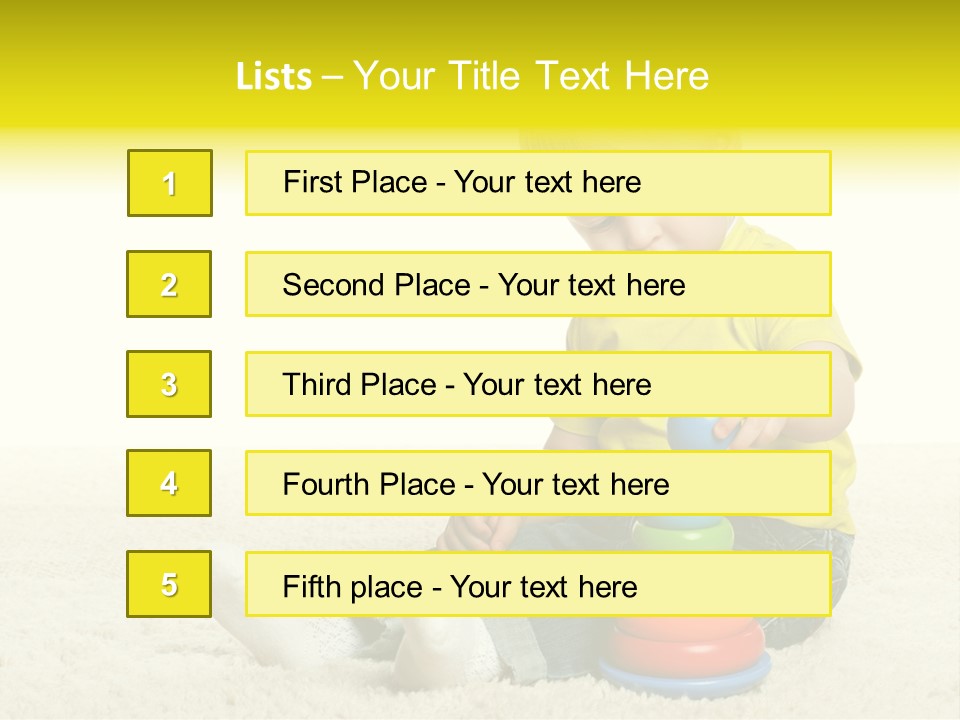 Child Only Playful PowerPoint Template