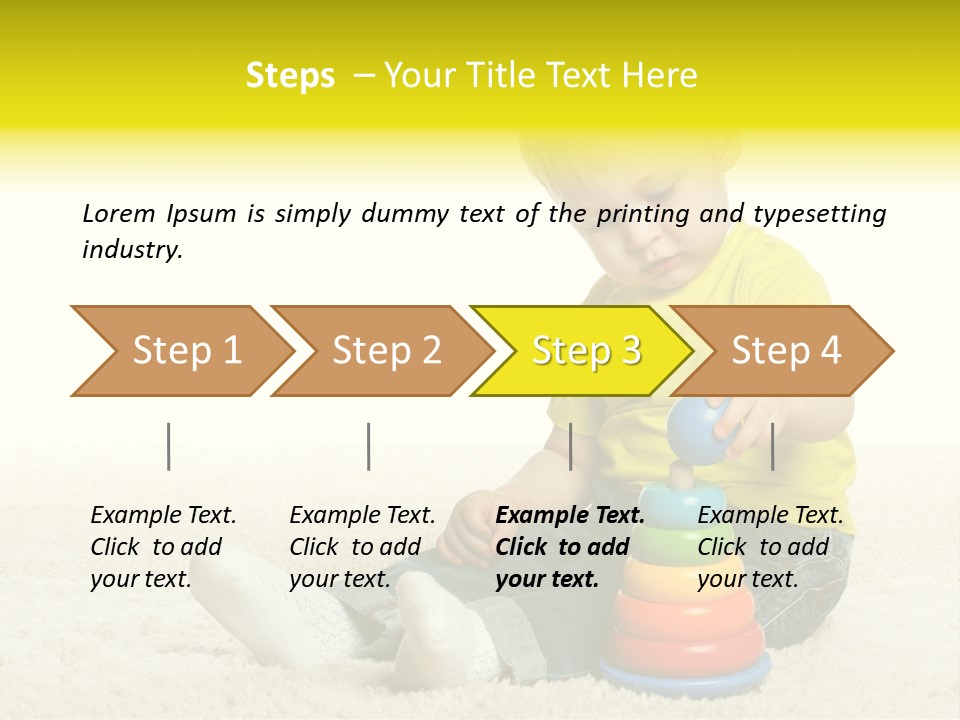 Child Only Playful PowerPoint Template