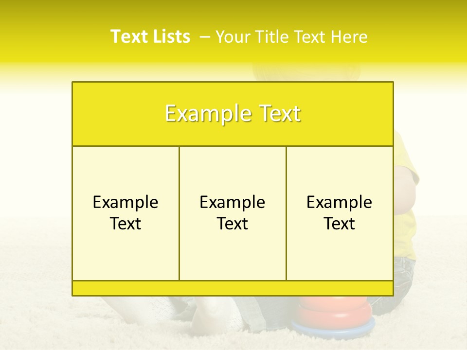 Child Only Playful PowerPoint Template