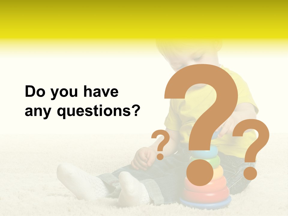 Child Only Playful PowerPoint Template