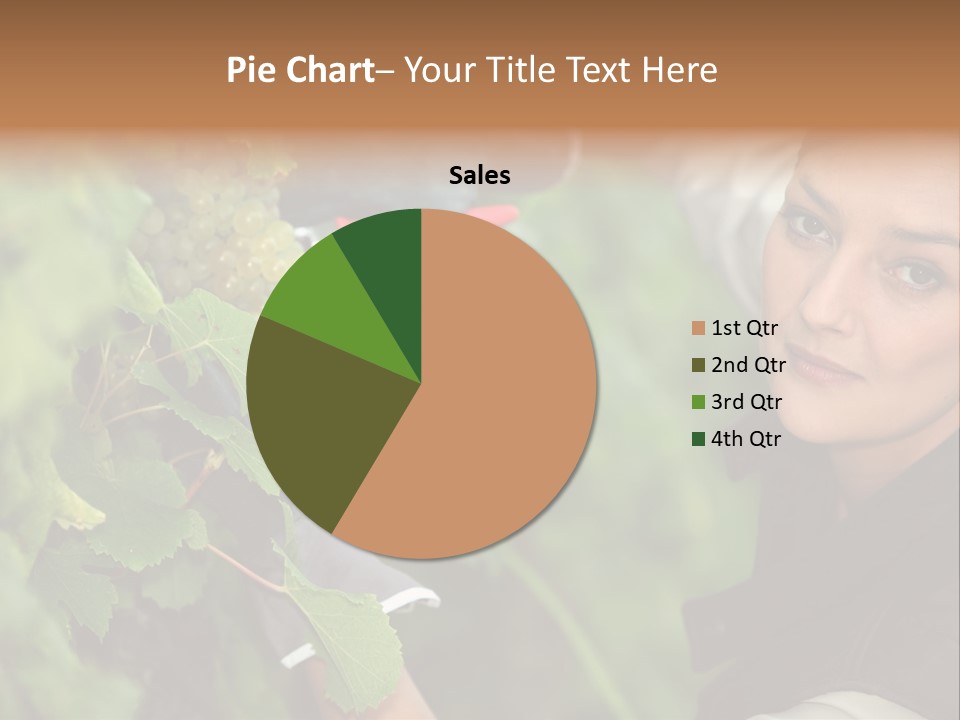 Cluster Crop Woman PowerPoint Template