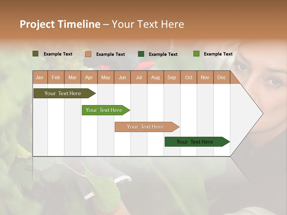 Cluster Crop Woman PowerPoint Template