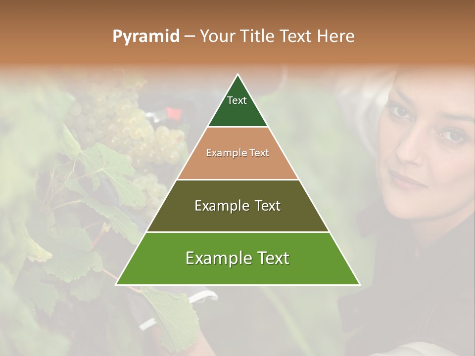 Cluster Crop Woman PowerPoint Template