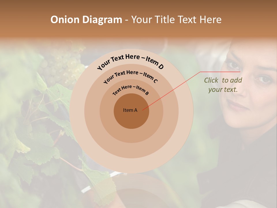 Cluster Crop Woman PowerPoint Template