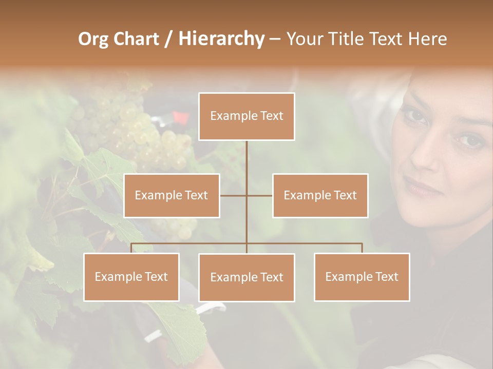 Cluster Crop Woman PowerPoint Template