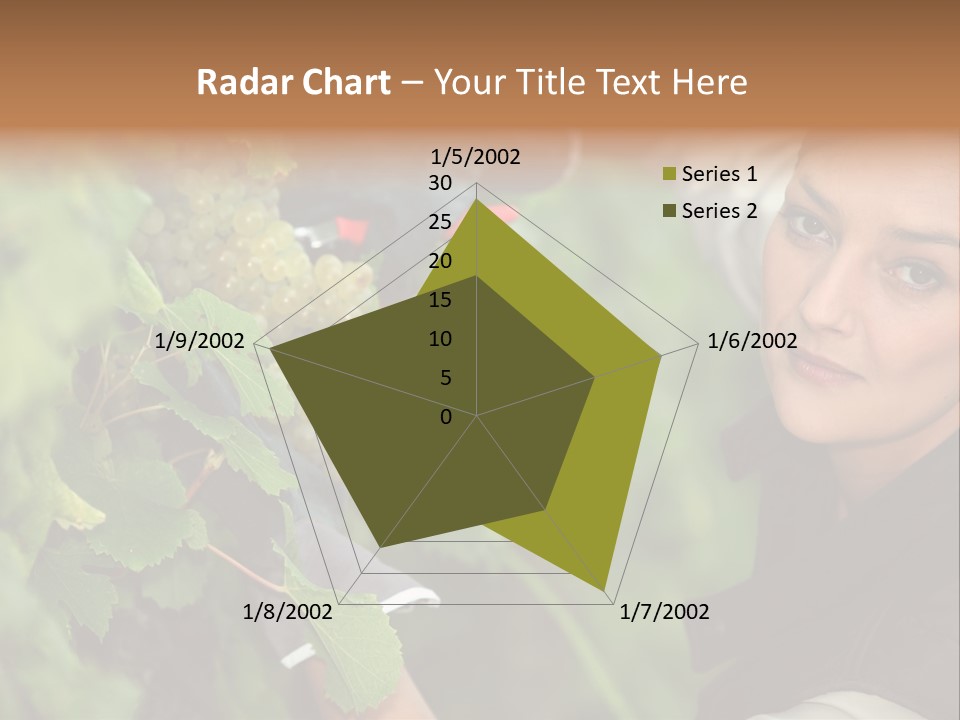 Cluster Crop Woman PowerPoint Template