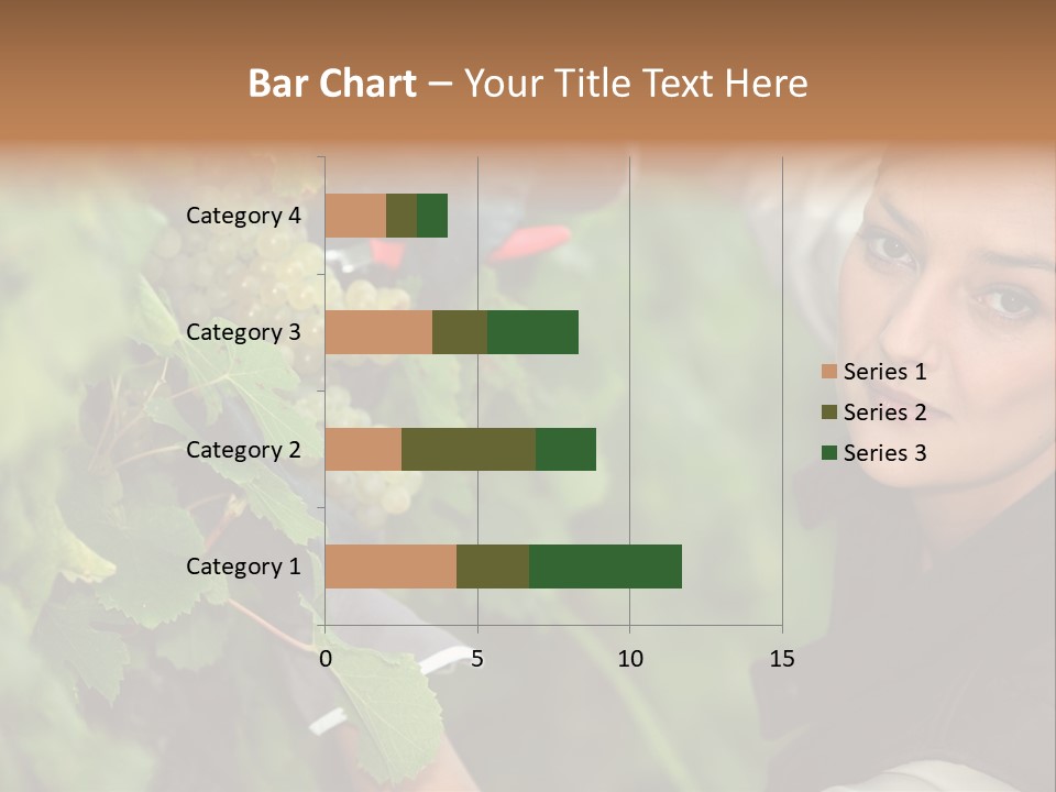 Cluster Crop Woman PowerPoint Template