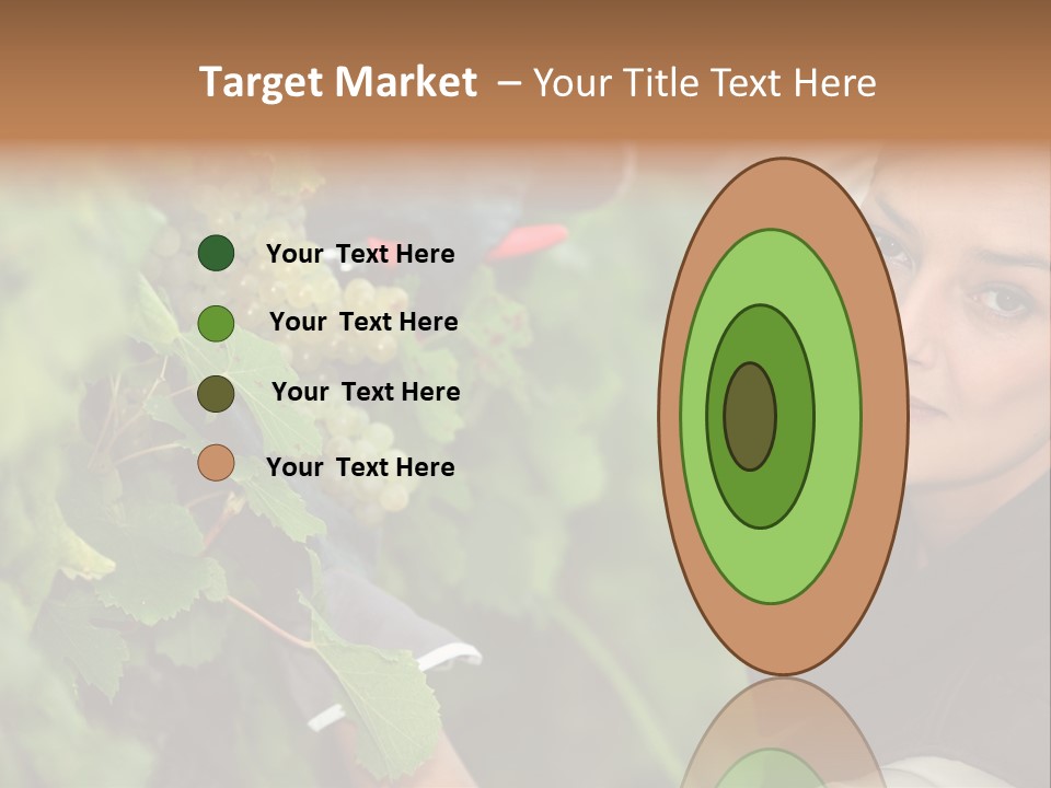 Cluster Crop Woman PowerPoint Template