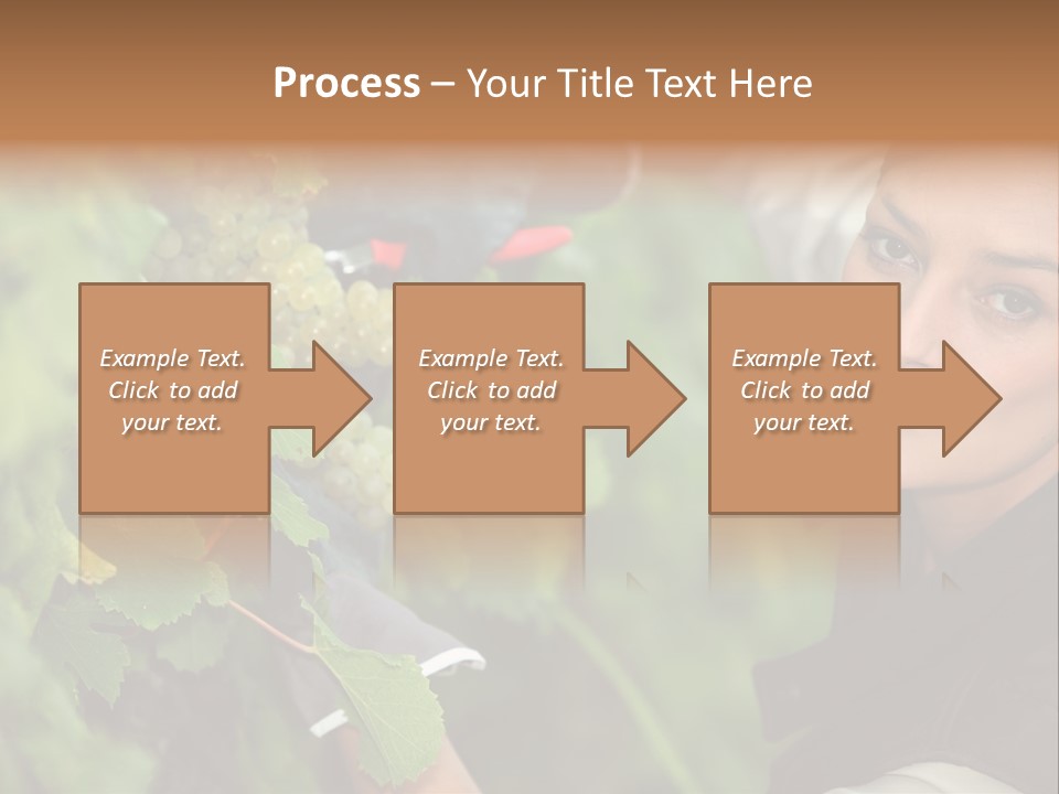 Cluster Crop Woman PowerPoint Template