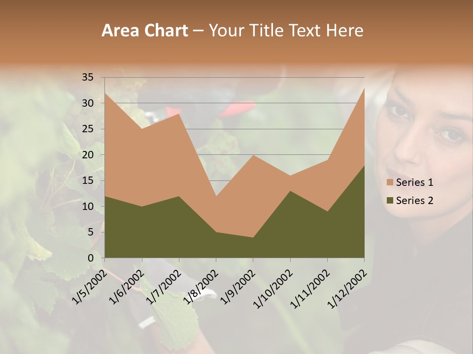 Cluster Crop Woman PowerPoint Template