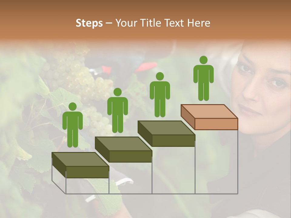 Cluster Crop Woman PowerPoint Template