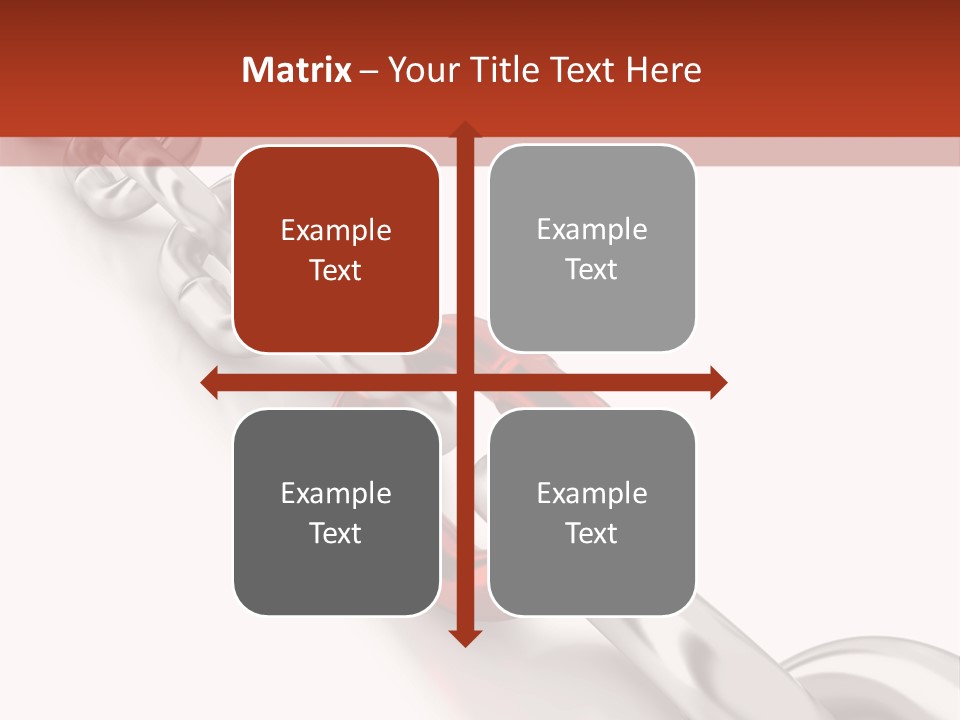 Metallic Copy Space Concepts PowerPoint Template