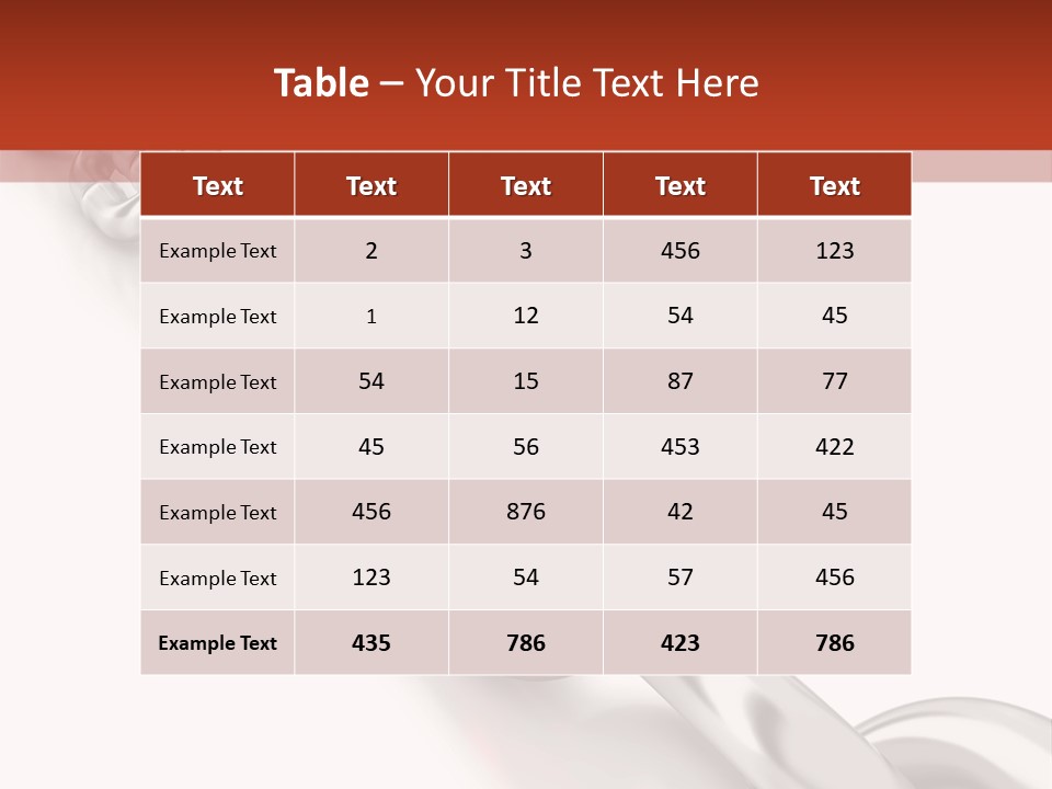 Metallic Copy Space Concepts PowerPoint Template