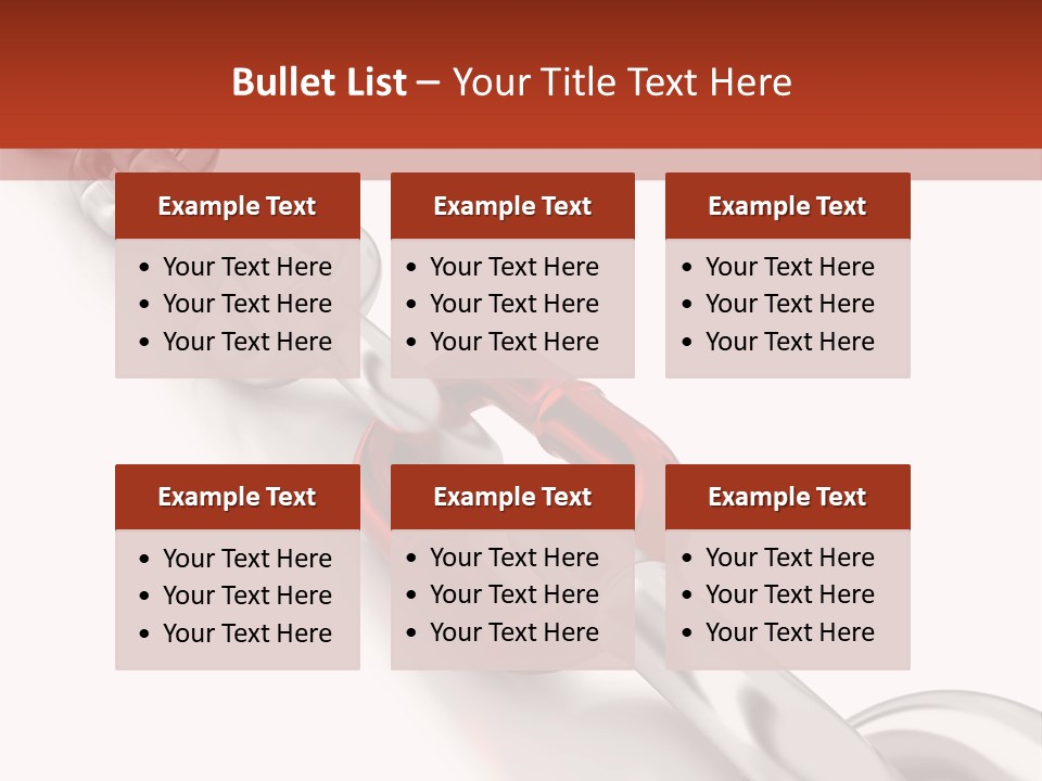 Metallic Copy Space Concepts PowerPoint Template