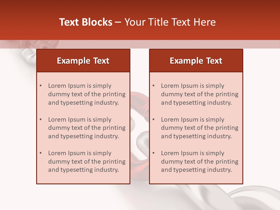 Metallic Copy Space Concepts PowerPoint Template