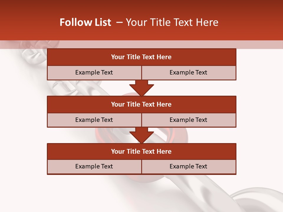Metallic Copy Space Concepts PowerPoint Template
