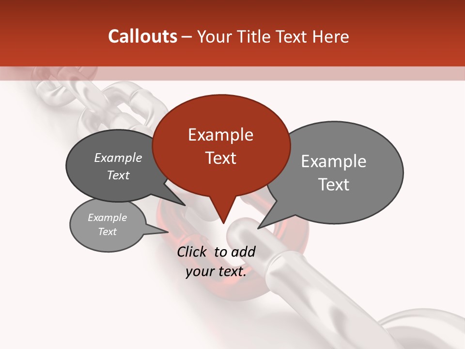 Metallic Copy Space Concepts PowerPoint Template