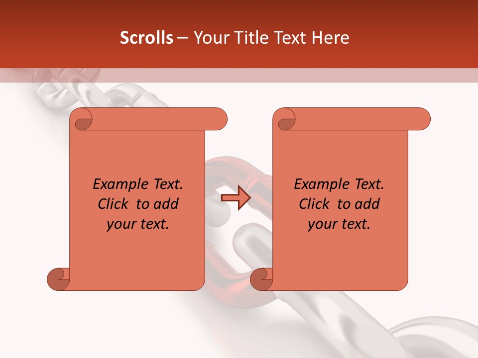 Metallic Copy Space Concepts PowerPoint Template