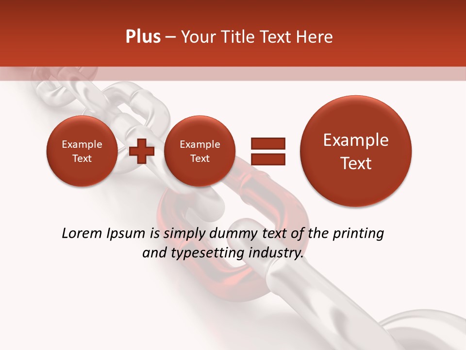 Metallic Copy Space Concepts PowerPoint Template