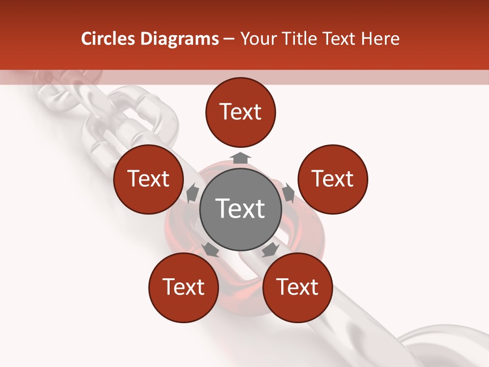 Metallic Copy Space Concepts PowerPoint Template