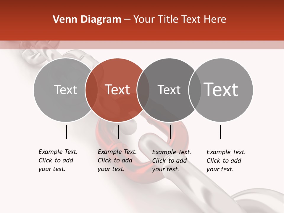 Metallic Copy Space Concepts PowerPoint Template