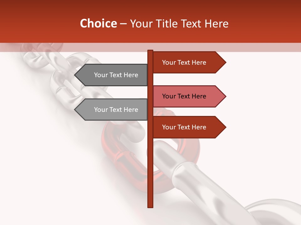 Metallic Copy Space Concepts PowerPoint Template