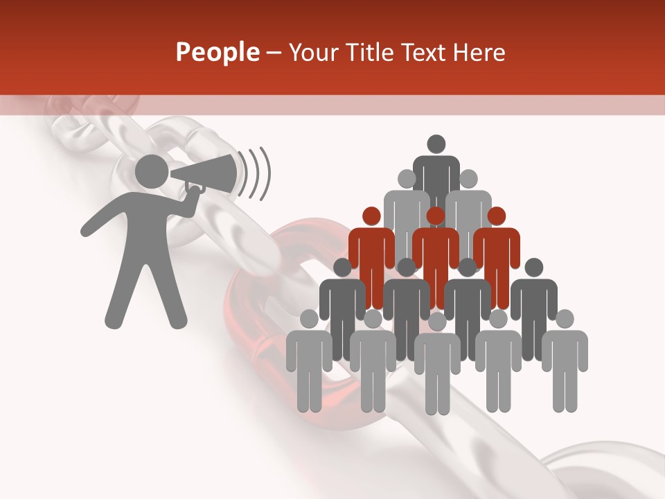 Metallic Copy Space Concepts PowerPoint Template