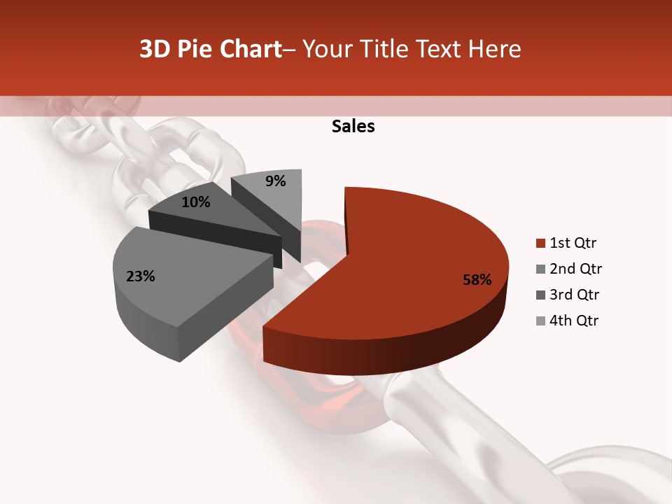 Metallic Copy Space Concepts PowerPoint Template