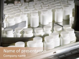 Industry Bottles Machinery PowerPoint Template