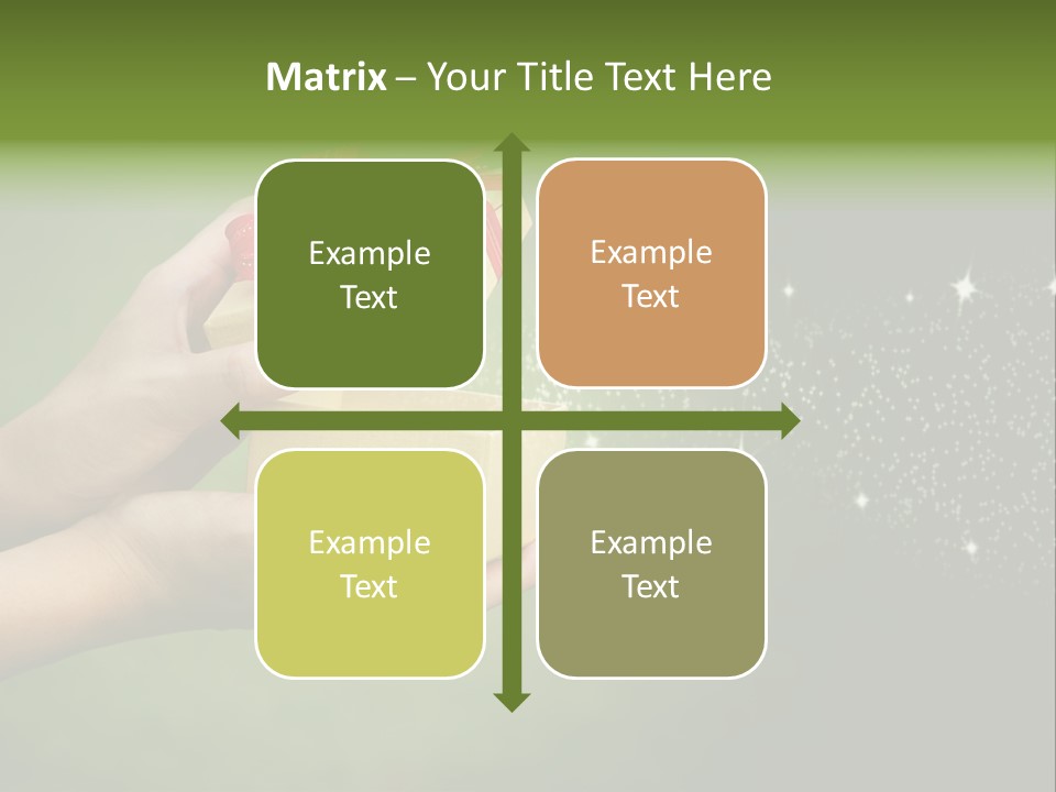 Gift Navidad Glitter PowerPoint Template